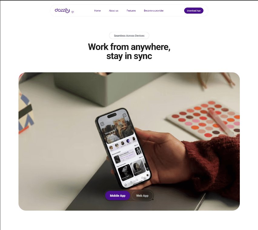 Dazzify - Event Planning Platform gallery image 2