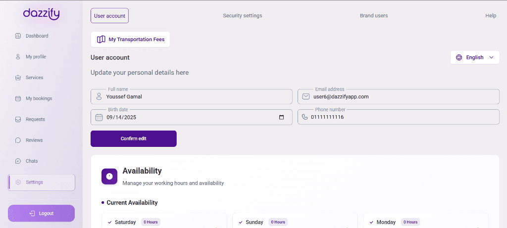Provider Dazzify Dashboard gallery image 4