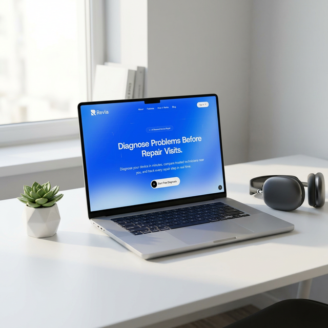 Revia - AI-Powered Repair Platform - Project screenshot showcasing Electronics Repair